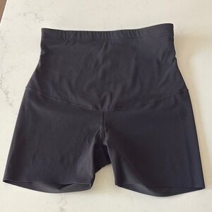 Women's Black High-Waisted Shapewear Shorts